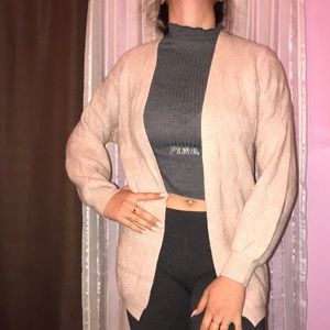 Brand NEW White or Toffee cardigan